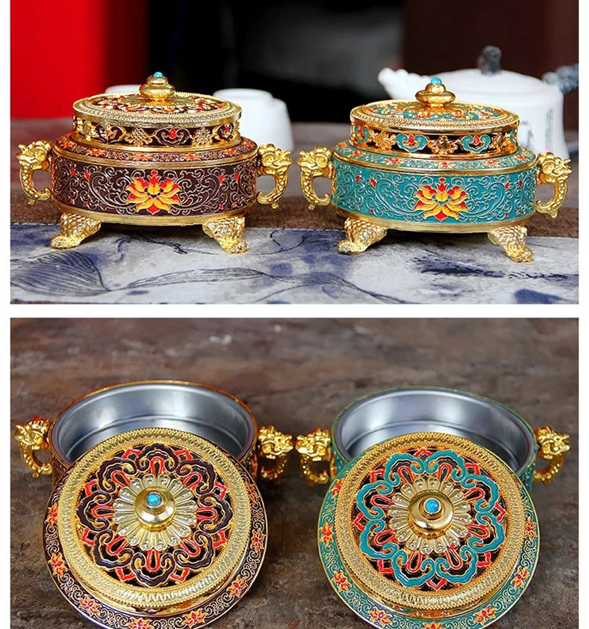 Traditional Tibetan Incense Censer