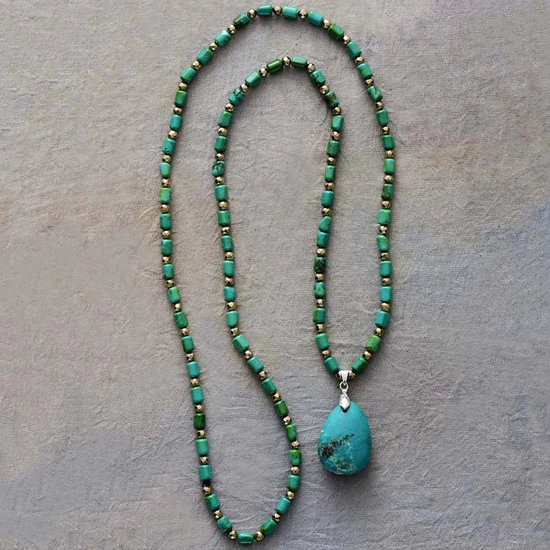 Natural African Turquoise Necklace