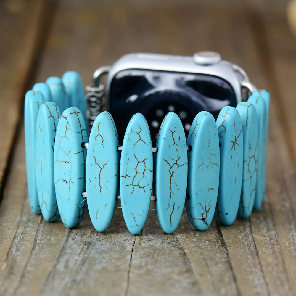 Natural Turquoise Smartwatch Band