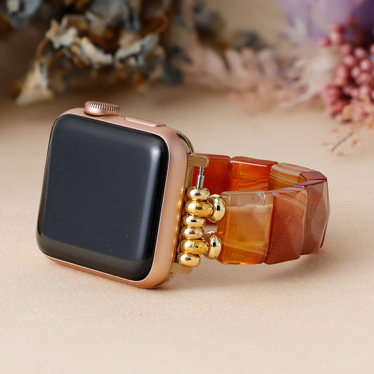 Natural Carnelian Smartwatch Band