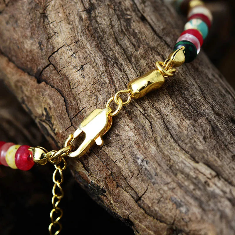 Natural Mixed Gemstones & Pearls Bracelet