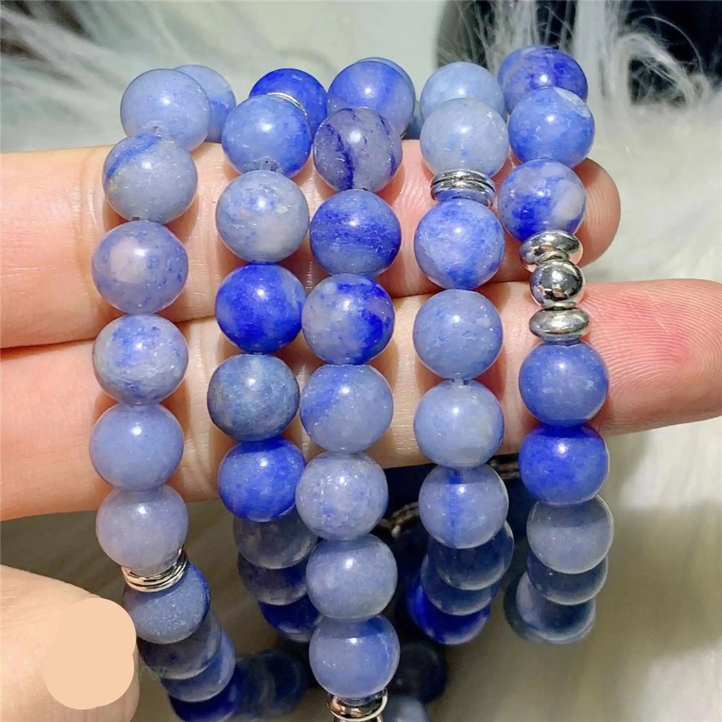 Natural Blue Sapphire 108 Beads Mala