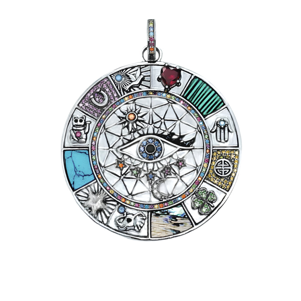 Amulet of Magical Luck 925 Sterling Silver Pendant