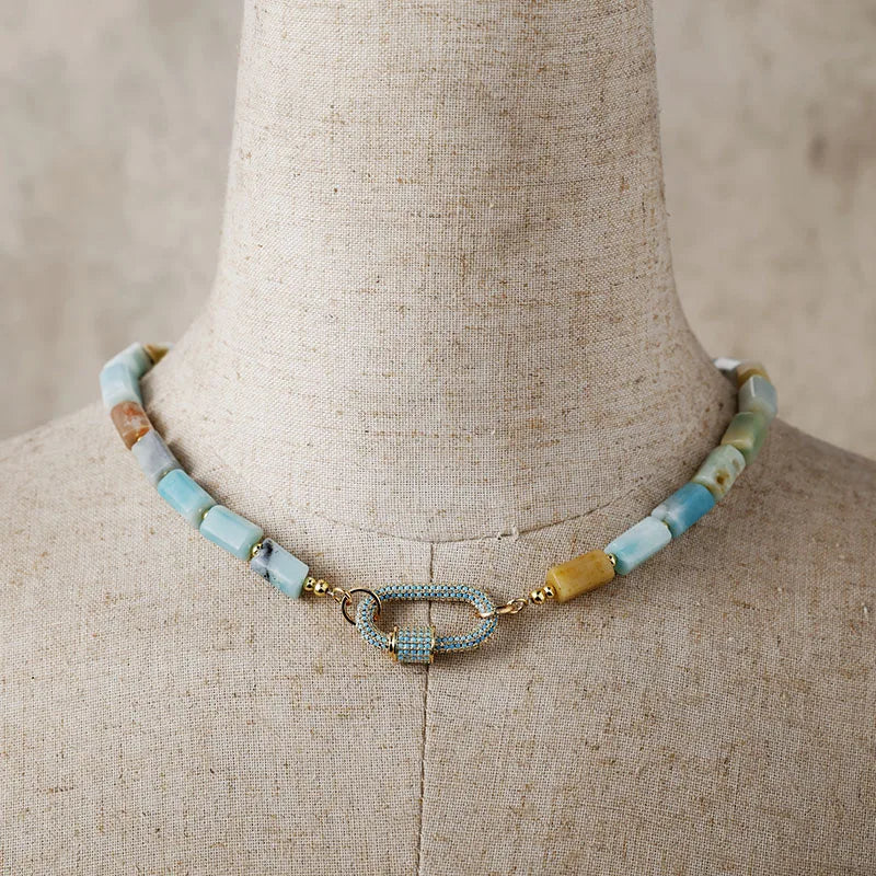 Natural Mixed Jades Choker Necklace