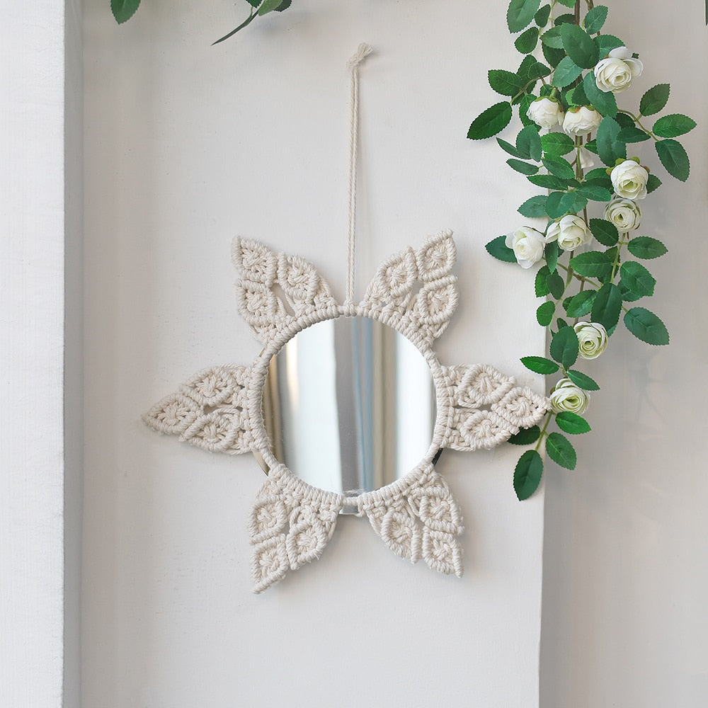 Macrame Wall Mirror