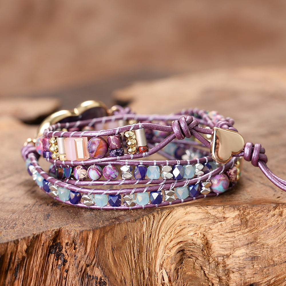 Amethyst sale wrap bracelet