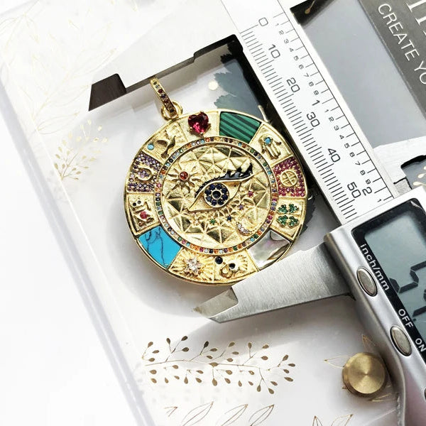 Amulet of Magical Luck 925 Sterling Silver Pendant