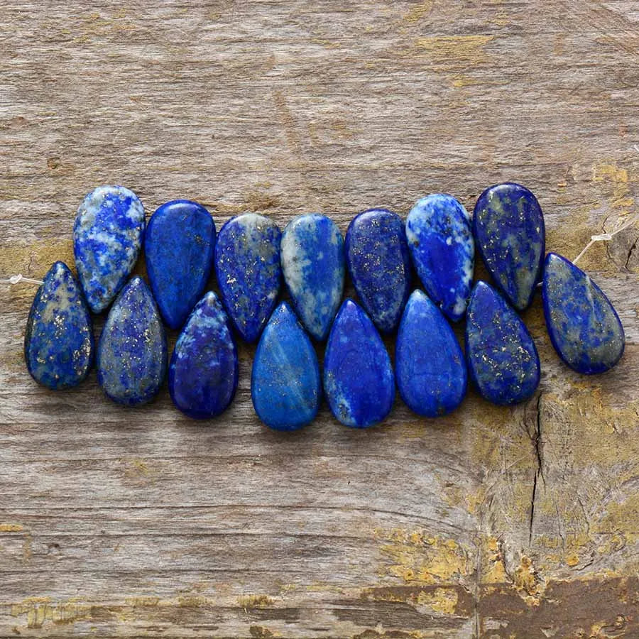 Natural Lapis Lazuli Teardrop Classy Earrings