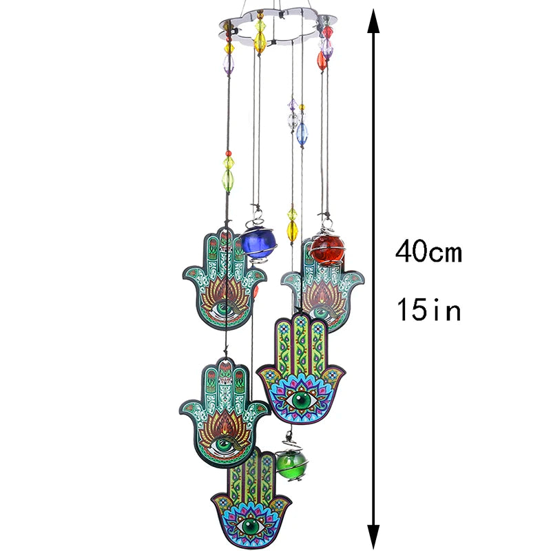 Hamsa Hands Wind Chime & Sun Catcher