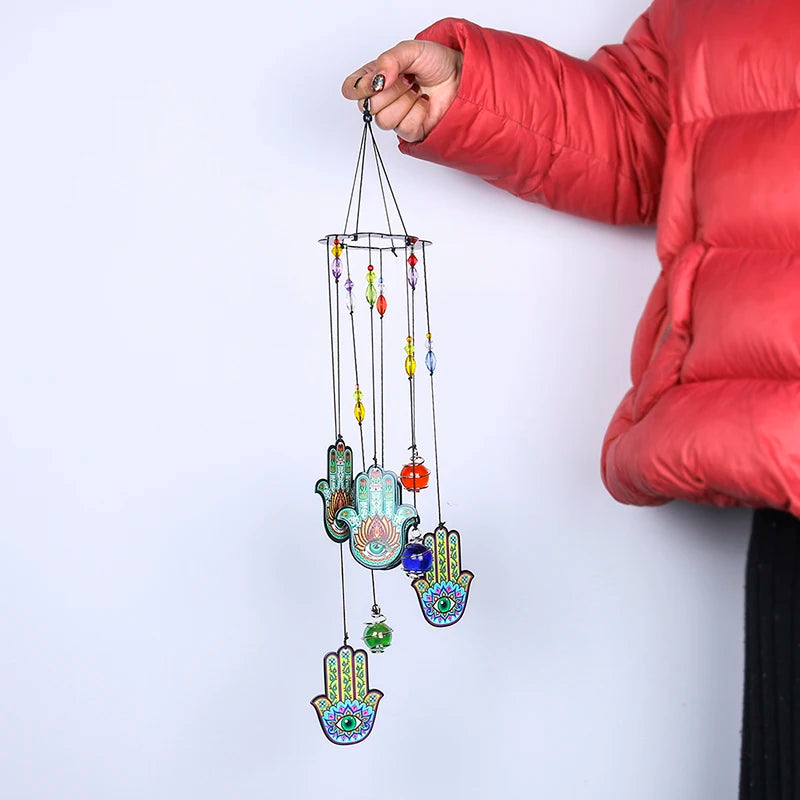 Hamsa Hands Wind Chime & Sun Catcher