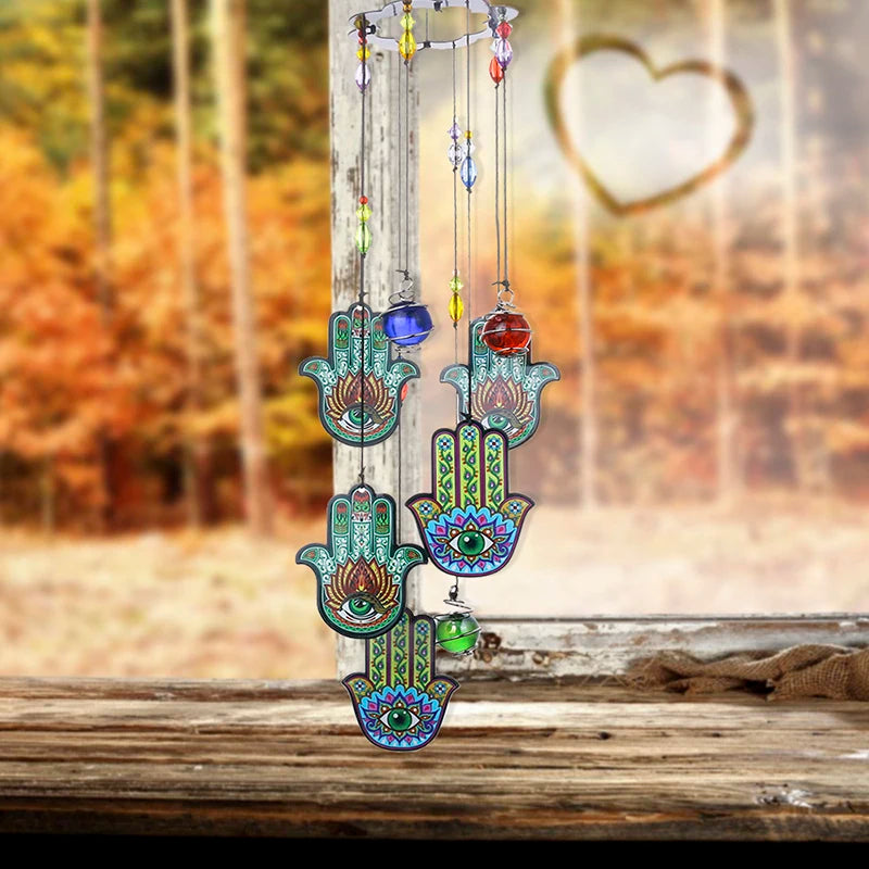 Hamsa Hands Wind Chime & Sun Catcher