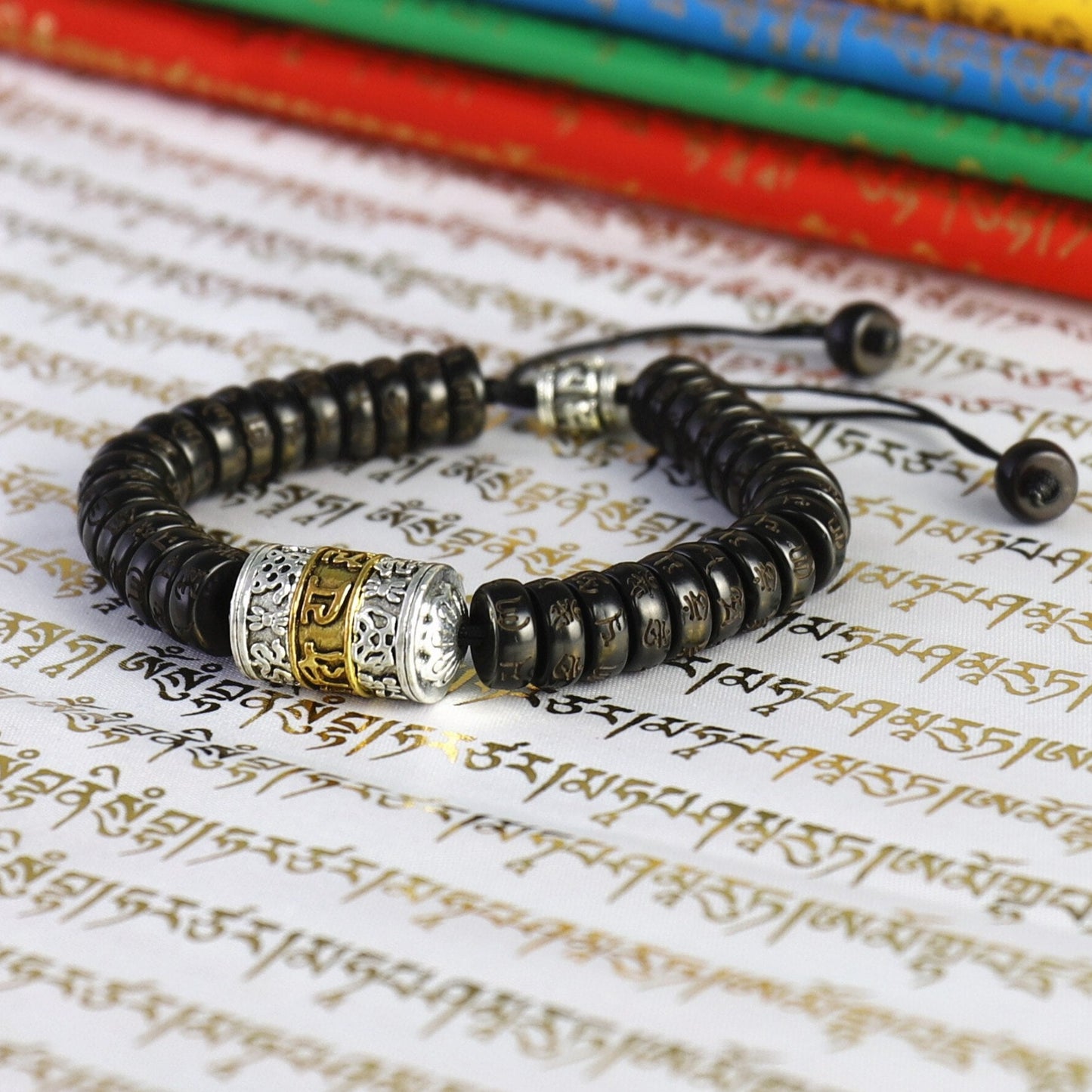 Handmade Prayer Wheel Tibetan Buddhism Bracelet