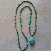 Load image into Gallery viewer, Natural African Turquoise Necklace

