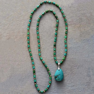 Natural African Turquoise Necklace