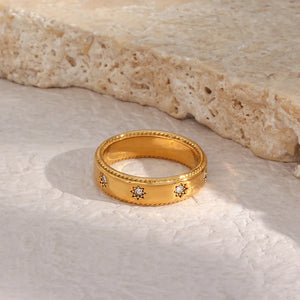 "The Star" 18K Gold Plated Ring