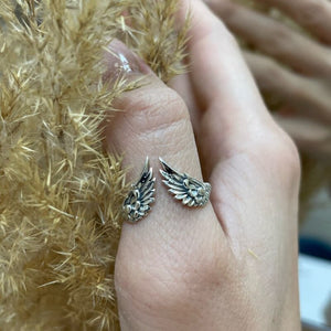 Angel Wings Sterling Silver Ring