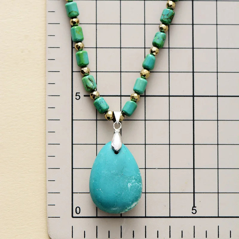 Natural African Turquoise Necklace