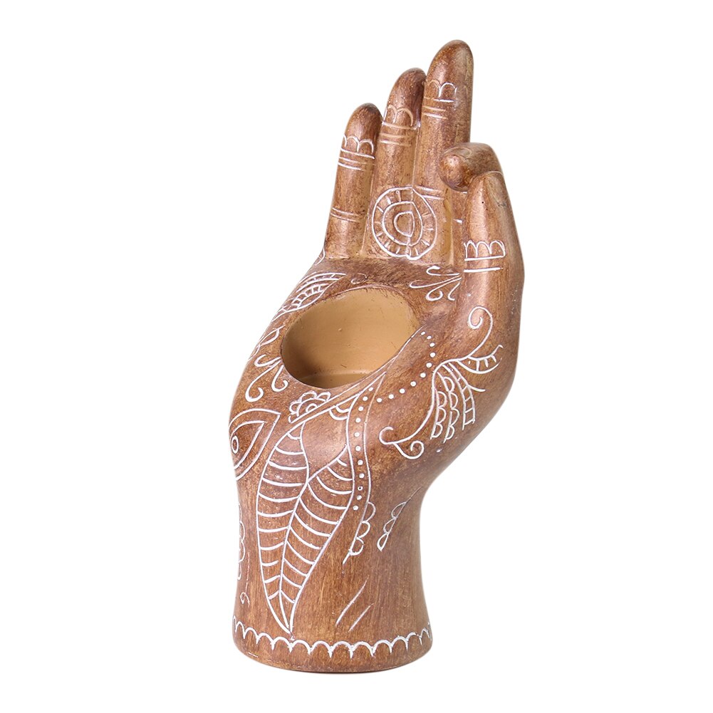 Buddha Hand Tea Light Holder