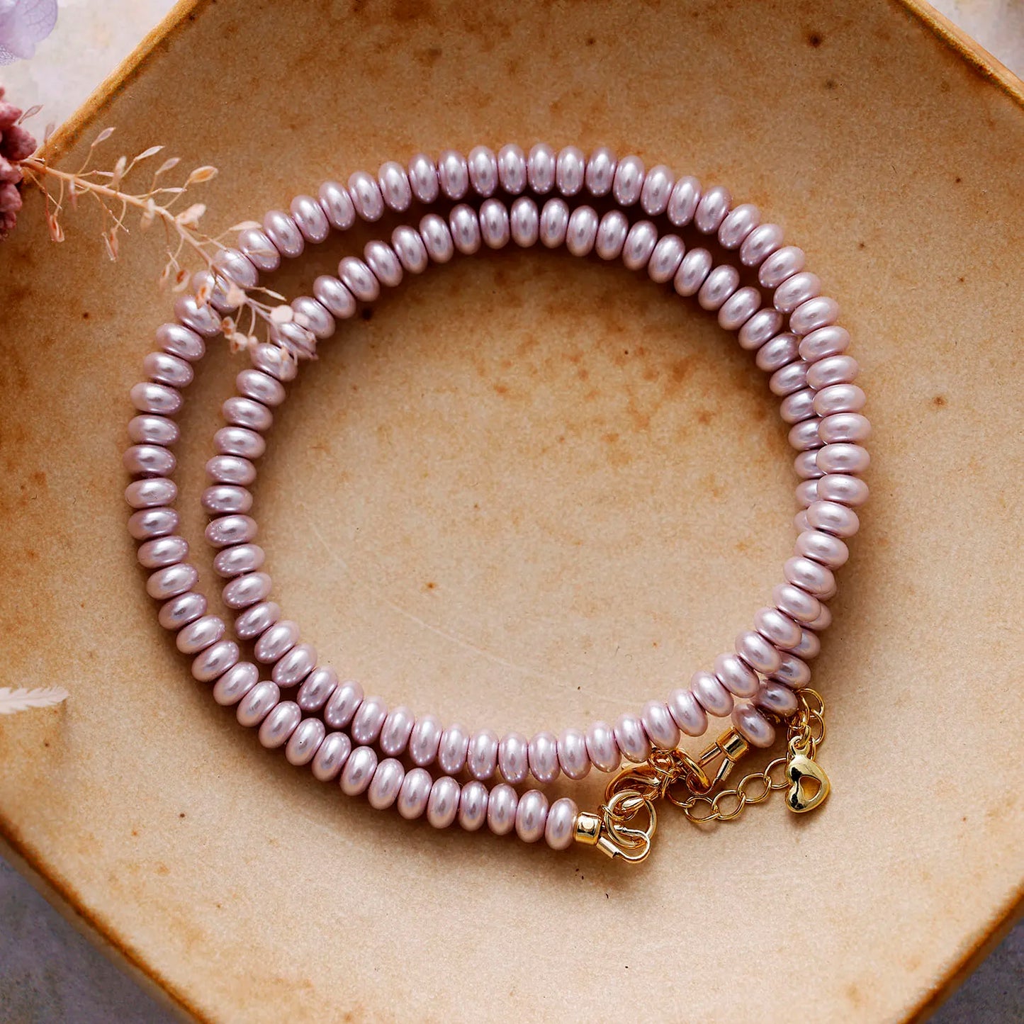 Natural Shell Pearls Choker Necklace