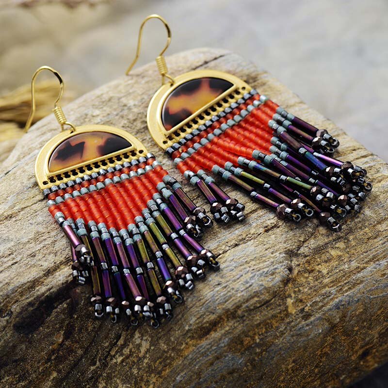 Handmade Ethnic Chandelier Earrings