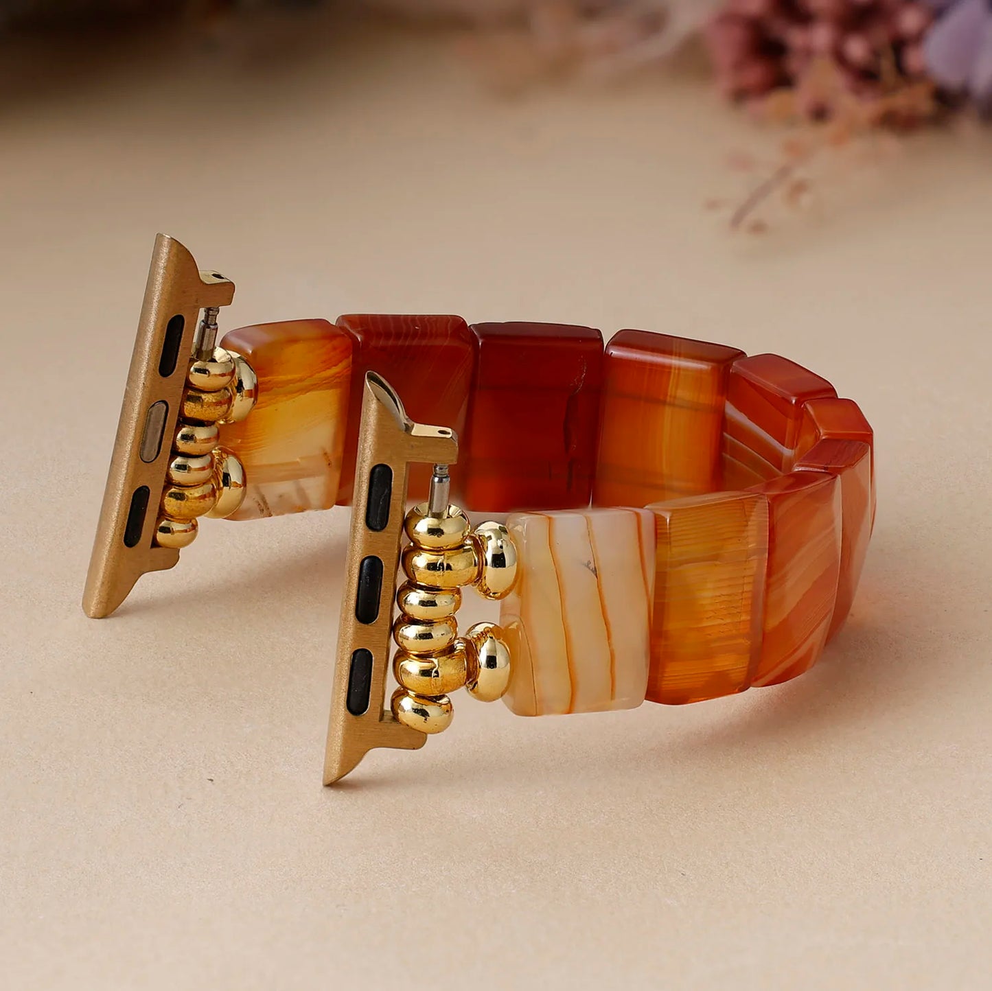 Natural Carnelian Smartwatch Band