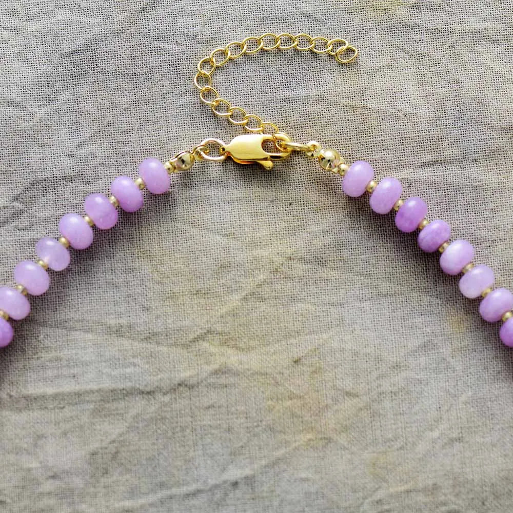 Natural Freshwater Pearls & Jade Choker Necklace