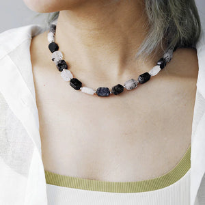 Natural Gemstone Choker Necklace