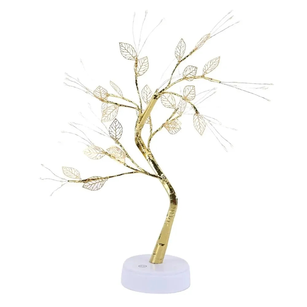 Handmade Lucky Tree Table Lamp with LED Lights