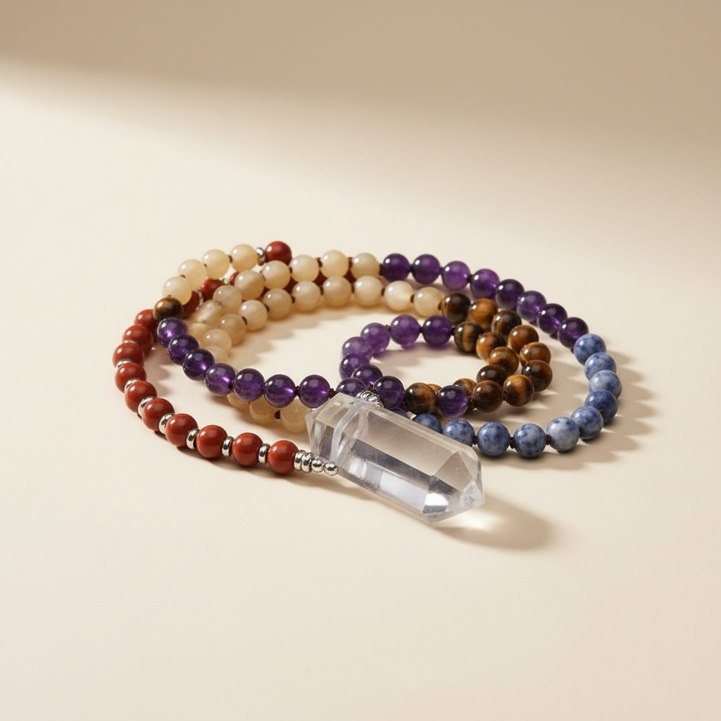 Luxury gemstone bracelets editorial photography