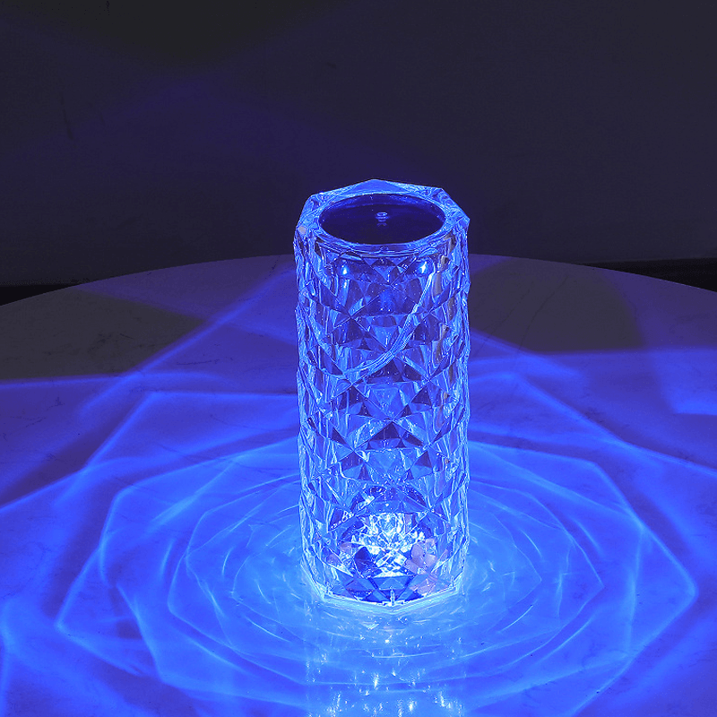 Rose Mandala Crystal Diamond Table Lamp