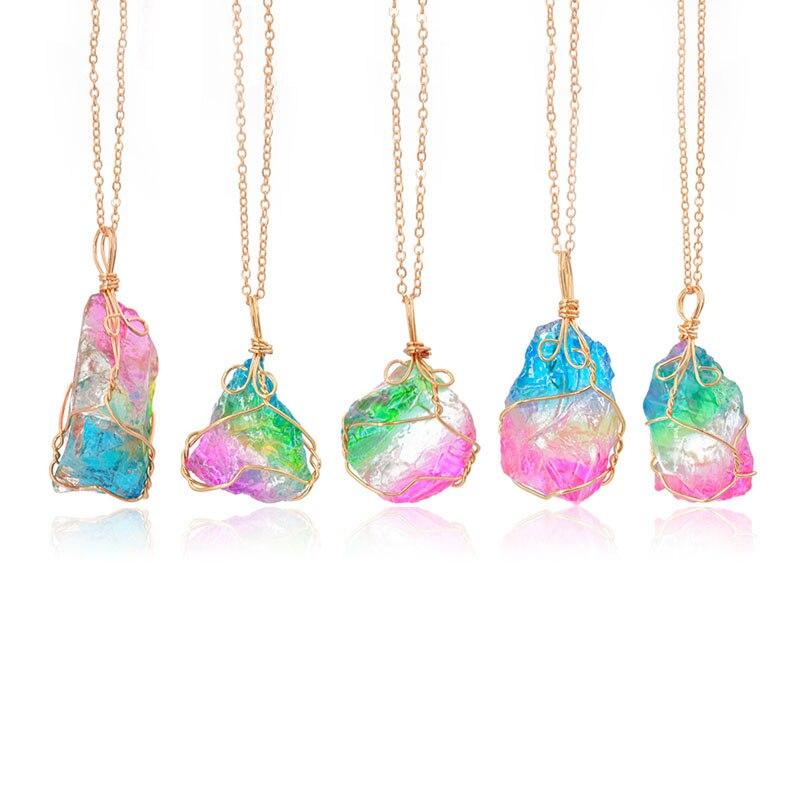 Rainbow Quartz Necklace