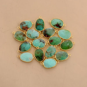 Natural Turquoise, Onyx, Lava Beads & Jade Charm Leather Wrap Bracelet