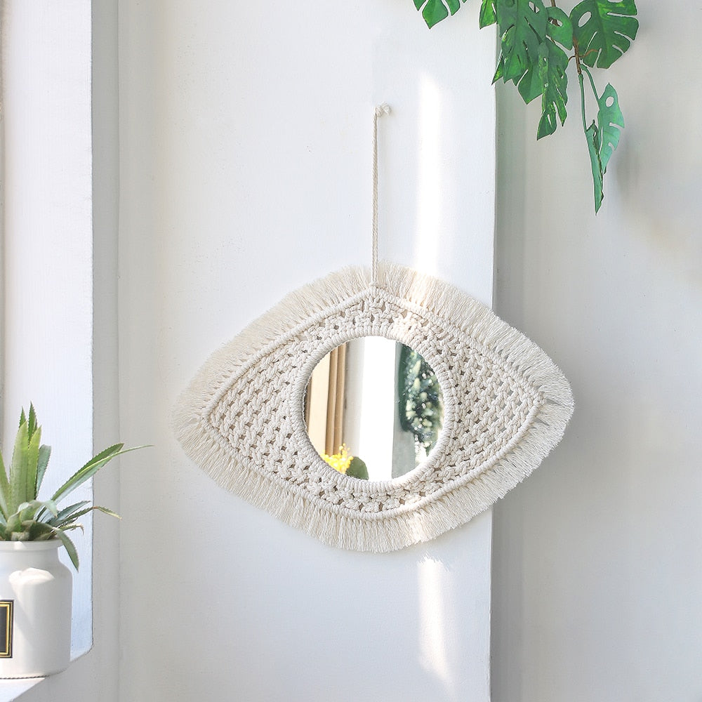 Macrame Wall Mirror