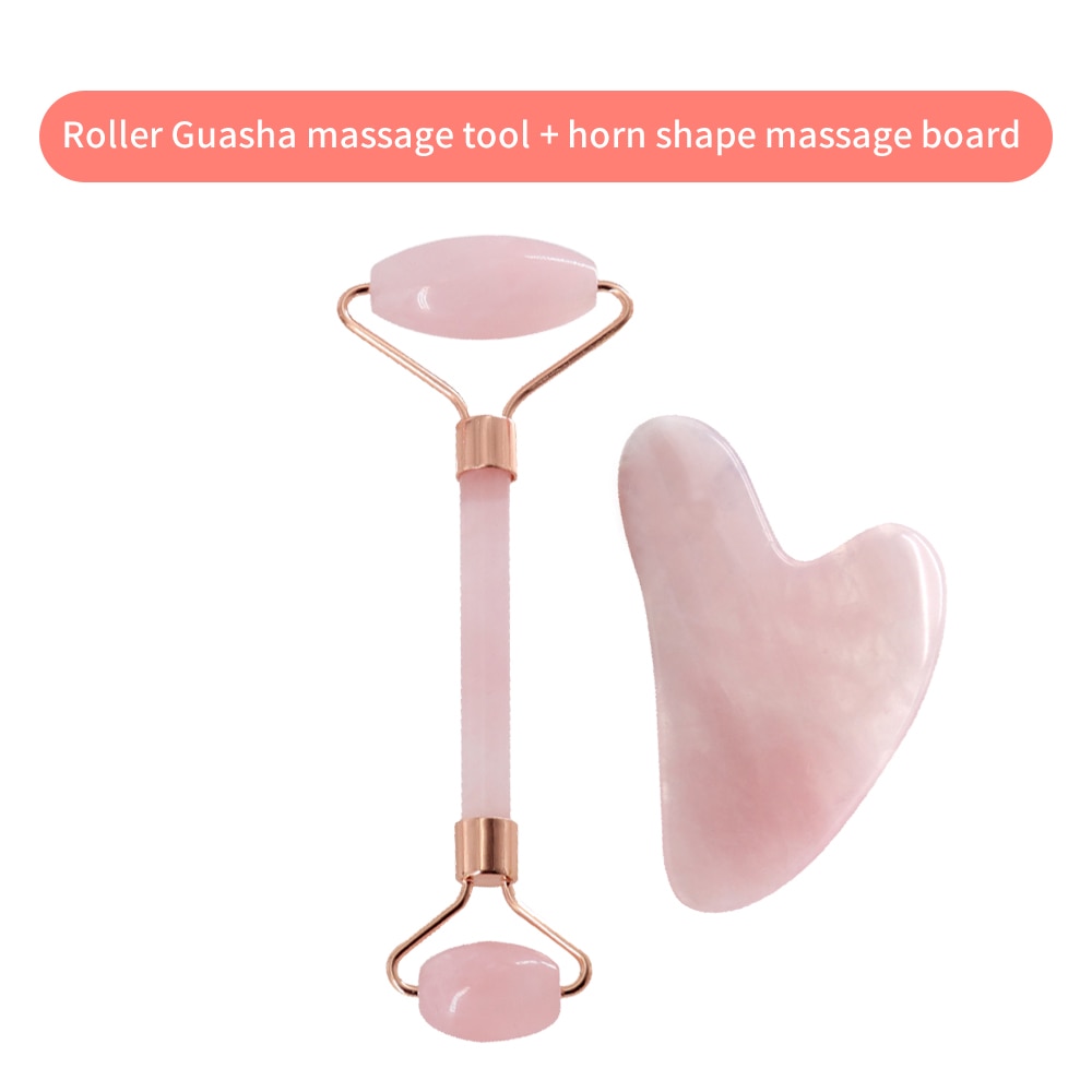 Rose Quartz Roller for Face Massage