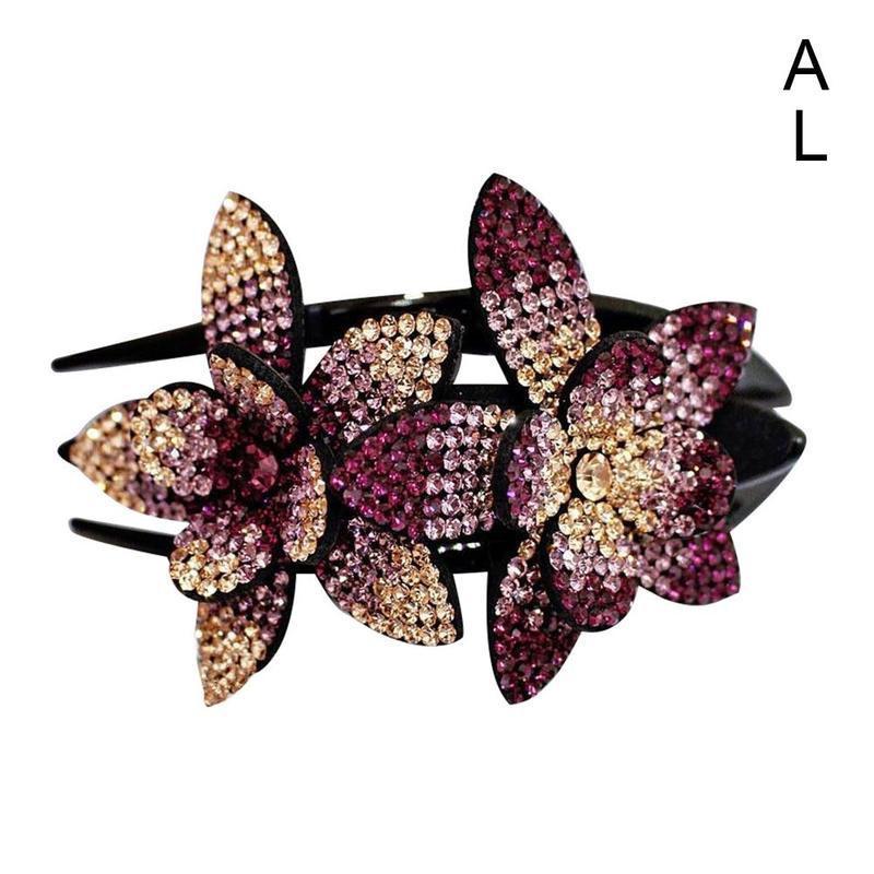 For Special Ladies Rhinestone Flower Hair Clip