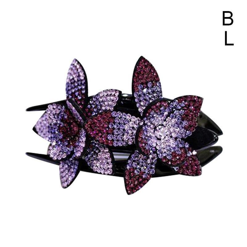 For Special Ladies Rhinestone Flower Hair Clip