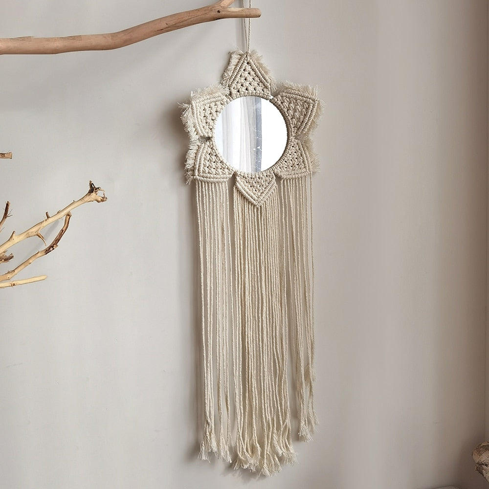 Macrame Wall Mirror