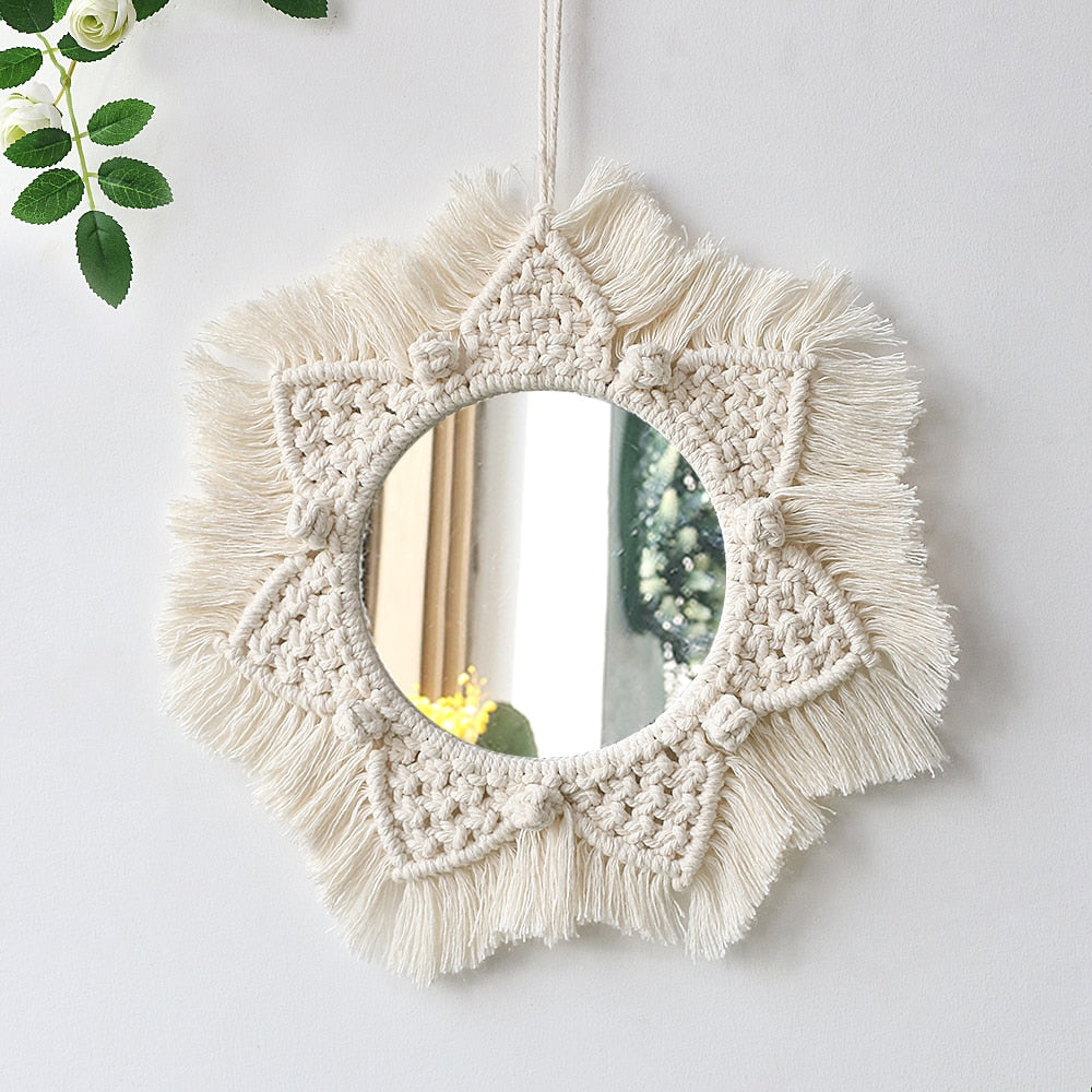 Macrame Wall Mirror