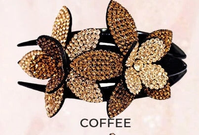 For Special Ladies Rhinestone Flower Hair Clip