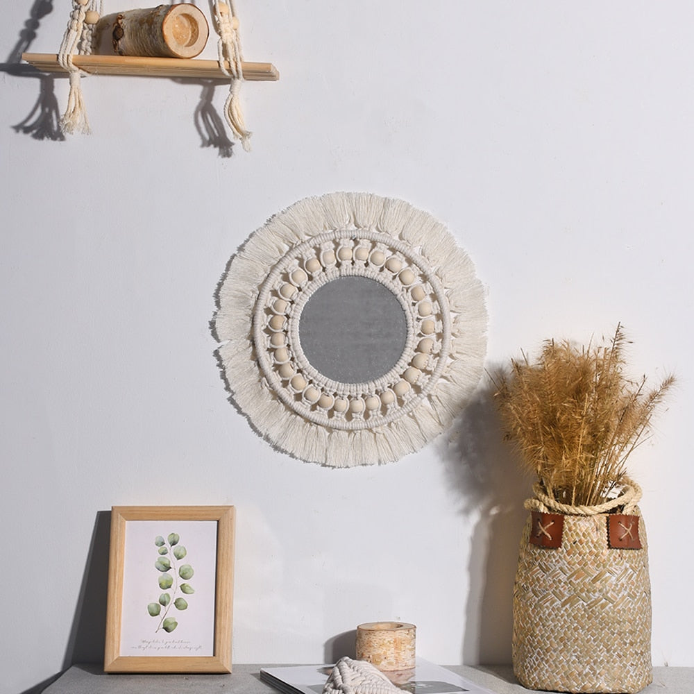 Macrame Wall Mirror