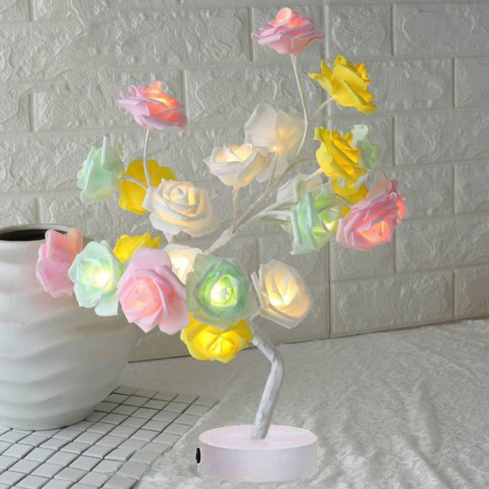 LED Rose Bonsai Lamp