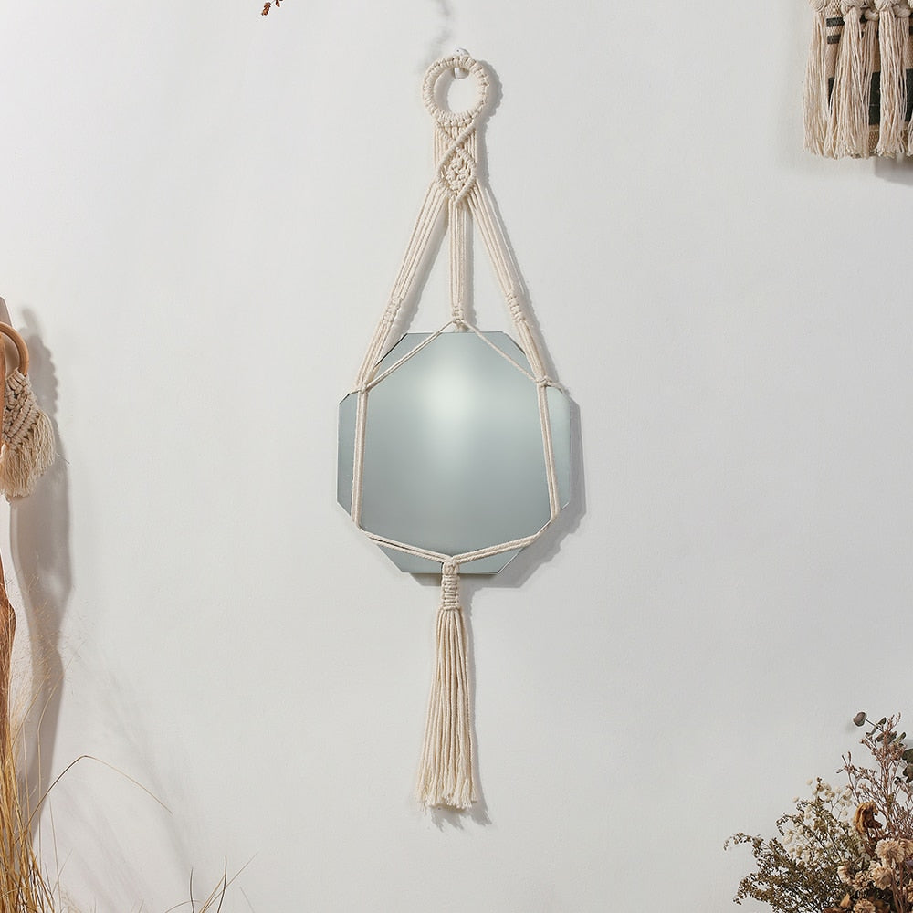 Macrame Wall Mirror