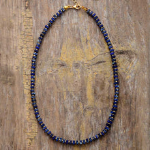 Load image into Gallery viewer, Natural Jasper Beaded Choker Necklace
