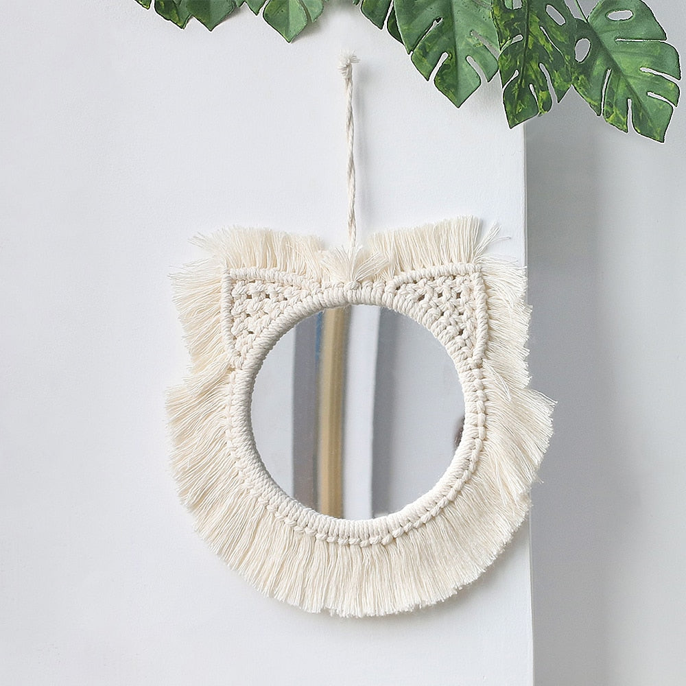 Macrame Wall Mirror