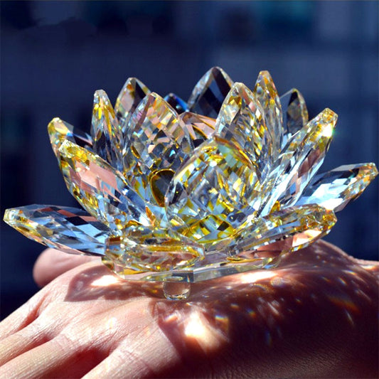 Feng Shui Crystal Lotus Flower