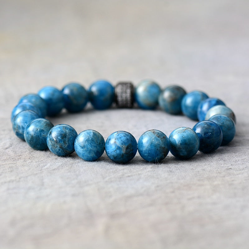 Natural Apatite Beaded Bracelet