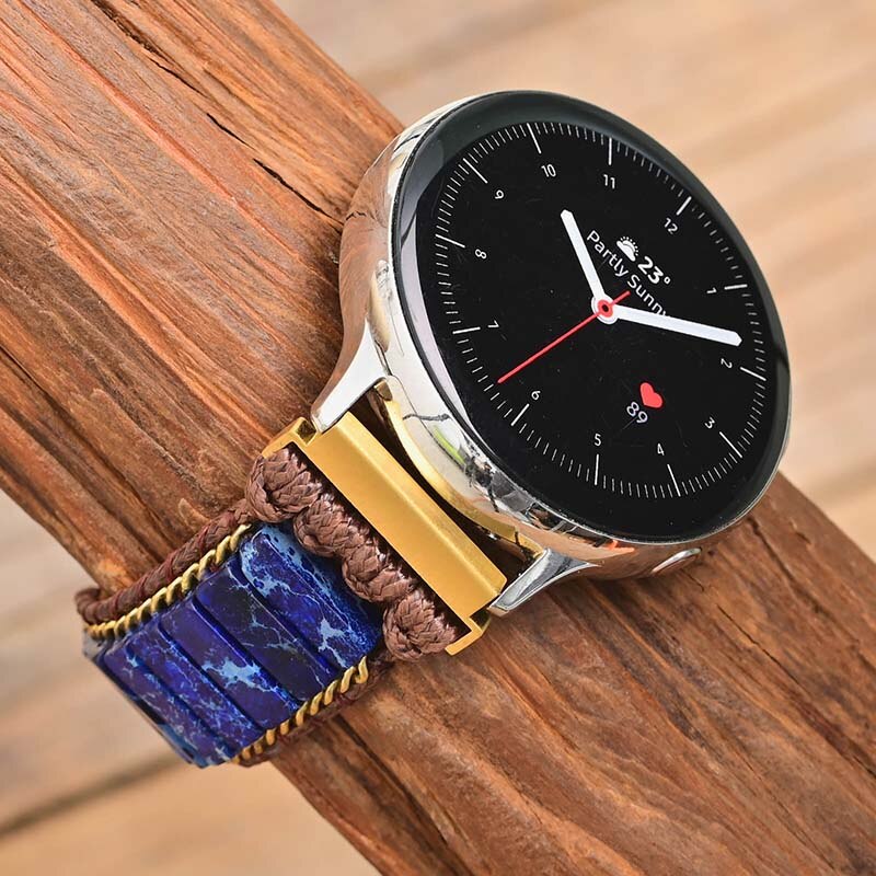 Natural Blue Jasper Samsung Smartwatch Band