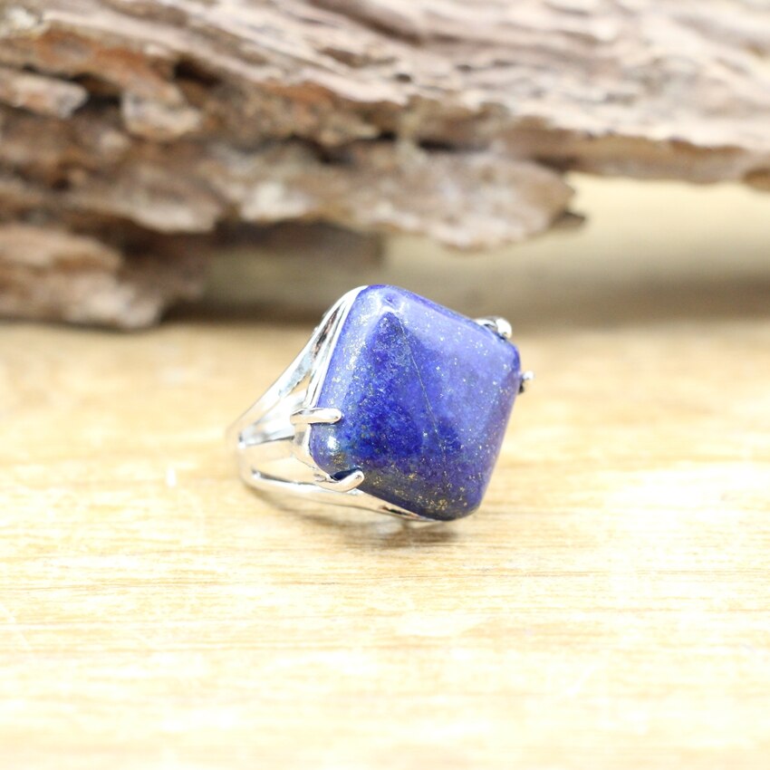 Natural Lapis Lazuli Resizable Ring