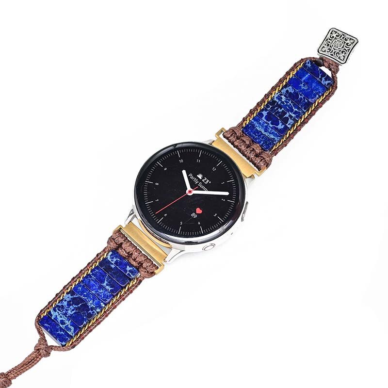 Natural Blue Jasper Samsung Smartwatch Band