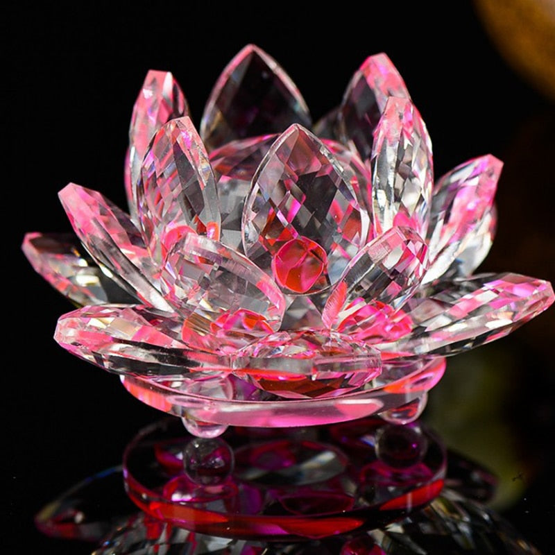 Feng Shui Crystal Lotus Flower